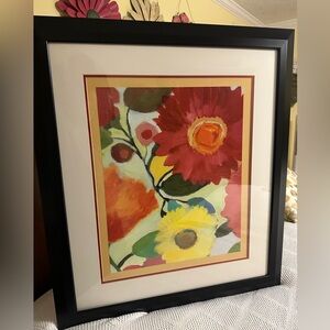 28” W x 32 H" ~ Garden Of Love by KIM PARKER - TRIPLE MATTE, GLASS and FRAME